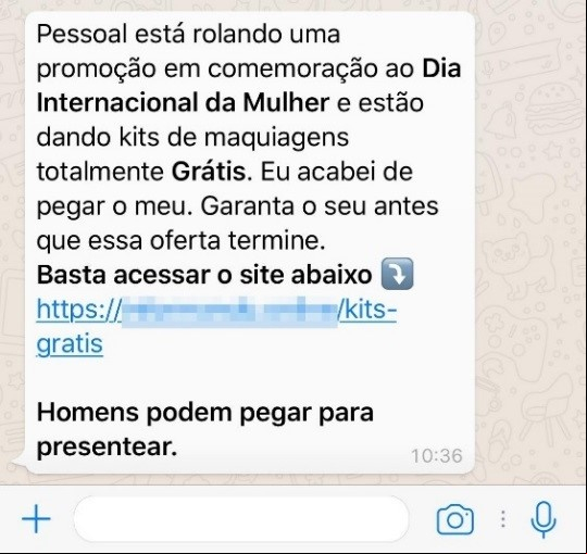 golpe no whatsapp