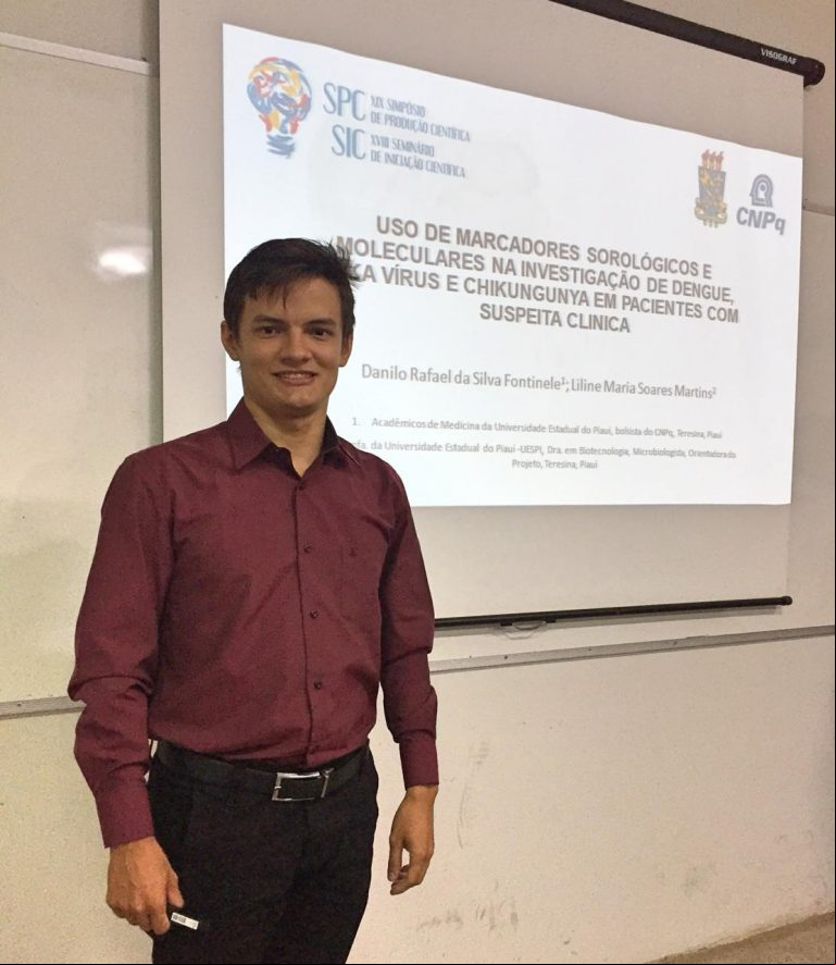 Estudante da Uespi desenvolve pesquisa sobre dengue, zika vírus e chikungunya