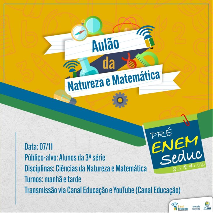 aula da natureza seduc Piauí