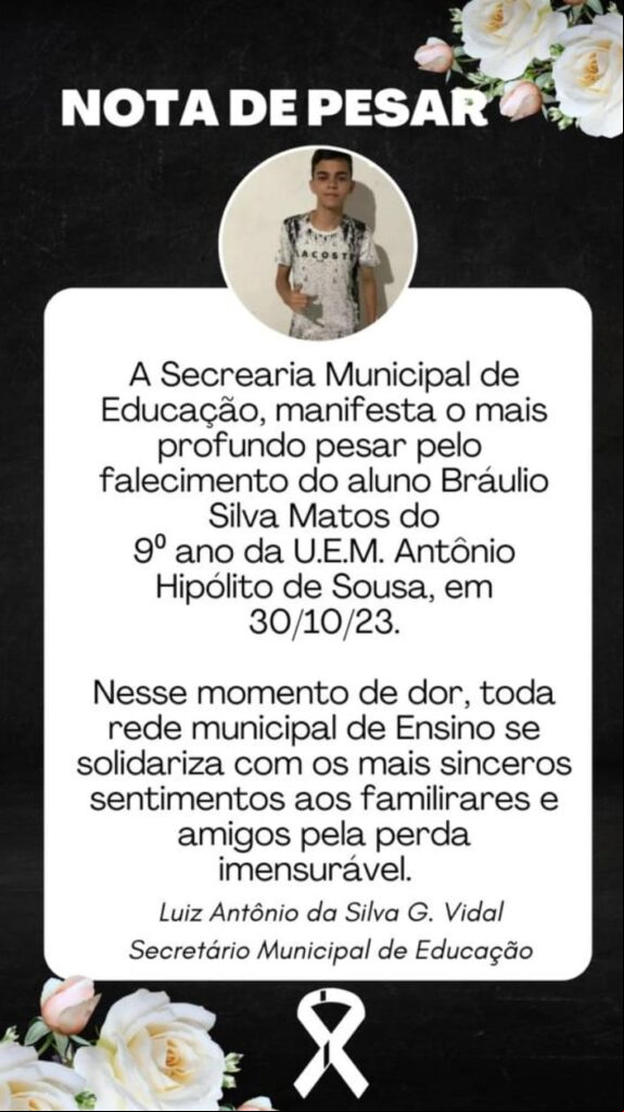 Nota de pesar